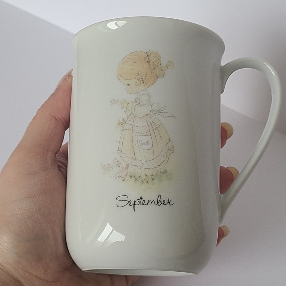 Precious Moments Enesco September Birth Month Collectible Porcelain  Mug